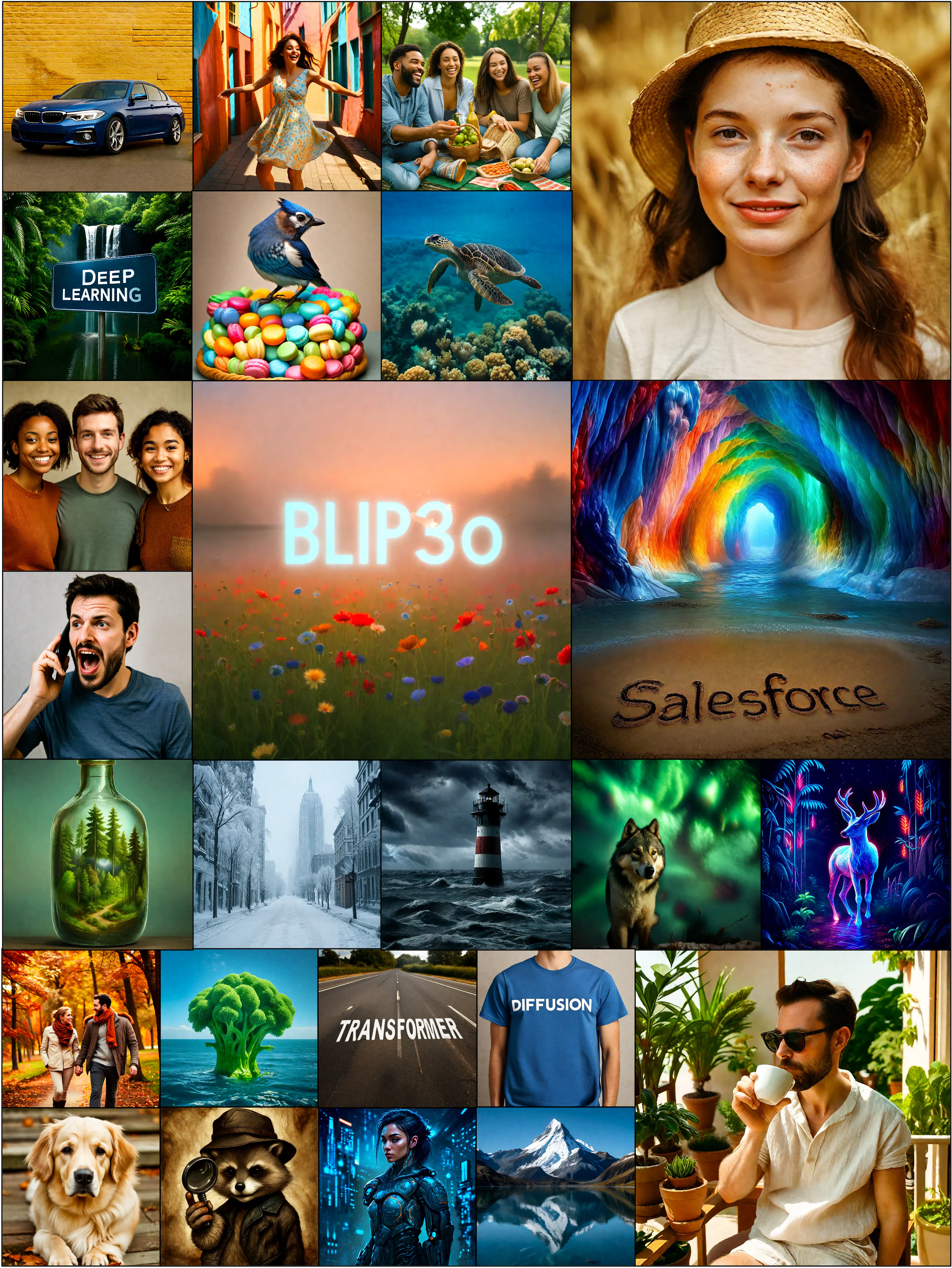 BLIP3-o Overview Figure